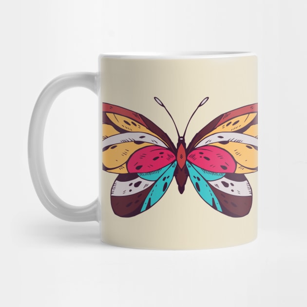 Colorful Butterfly Illustration by SLAG_Creative